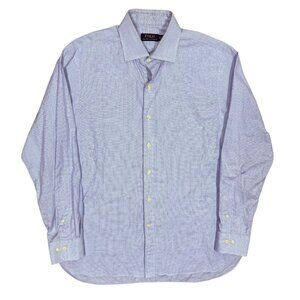 Polo Ralph lauren Dress Shirt Check Stretch Fabric 16 1/2 XL